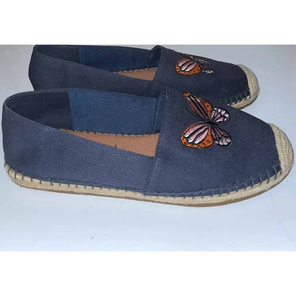 Kate Spade aflutter Canvas Shoes Size 9